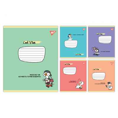 Зошит Yes Cool vibe А5 24 аркушів лінія (767845) Вінниця