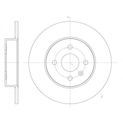 Гальмівний диск REMSA 6789.00 Вінниця - фото 1