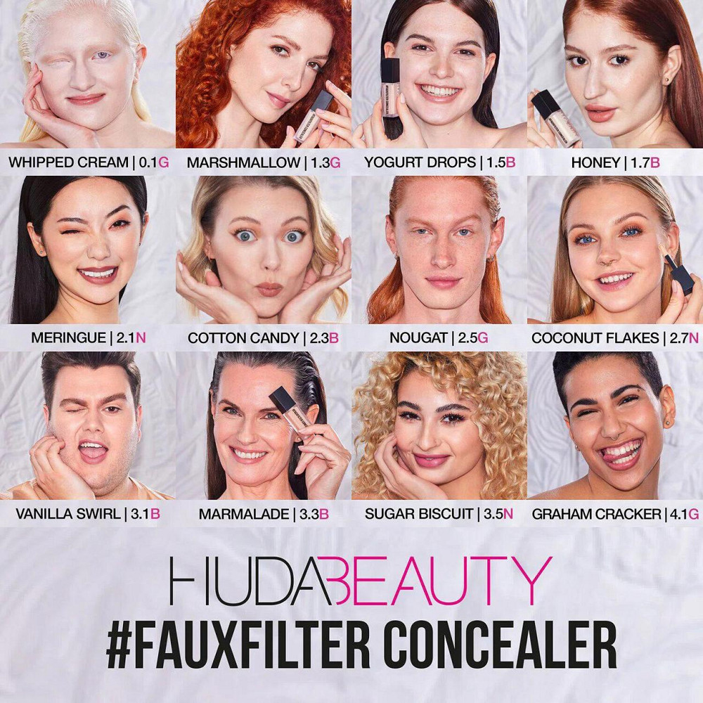 Стійкий рідкий коректор проти темних кіл HUDA BEAUTY, 2.1N Meringue (9 мл) Слов'янськ - фото 3