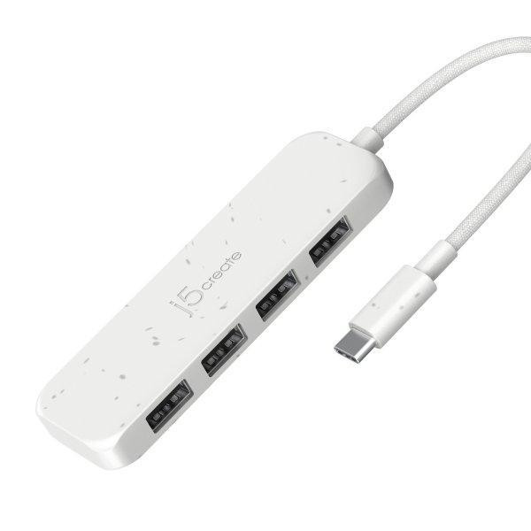 USB-хаб J5create 4 USB-A White (JCH341EW-N) ( 14605 ) Харків - фото 2