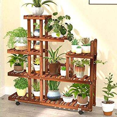 Підставка для квітів "Монтобан" на коліщатках капучино Миколаїв - фото 1