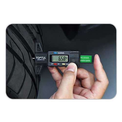 Вимірювач глибини протектора шин електронний 0-25,4 мм TOPTUL JEBM0125 Одеса - фото 2