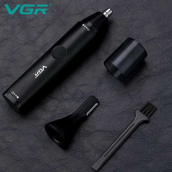 Універсальний акумуляторний триммер VGR V-613 для стрижки бороди з насадкою та 1,5 год автономної ро Одеса - фото 8