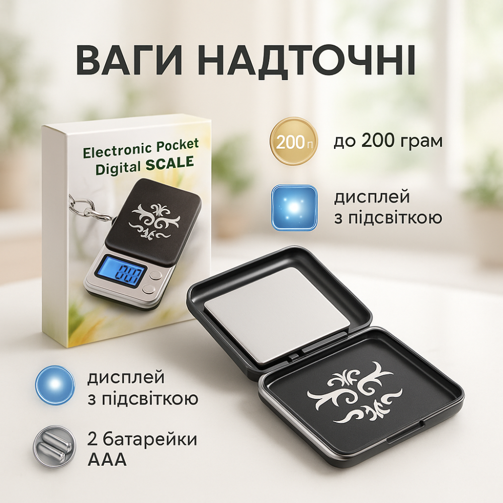 Веса карманные, Весы с очень высокой точностью, Цифровые весы для ювелирных изделий QN-98 Львов - изображение 16