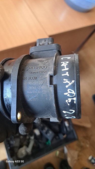 Витрата повітря (датчик масової витрати повітря, MAF) на Hyundai Santa Fe 2012-2018 року. Київ - фото 1