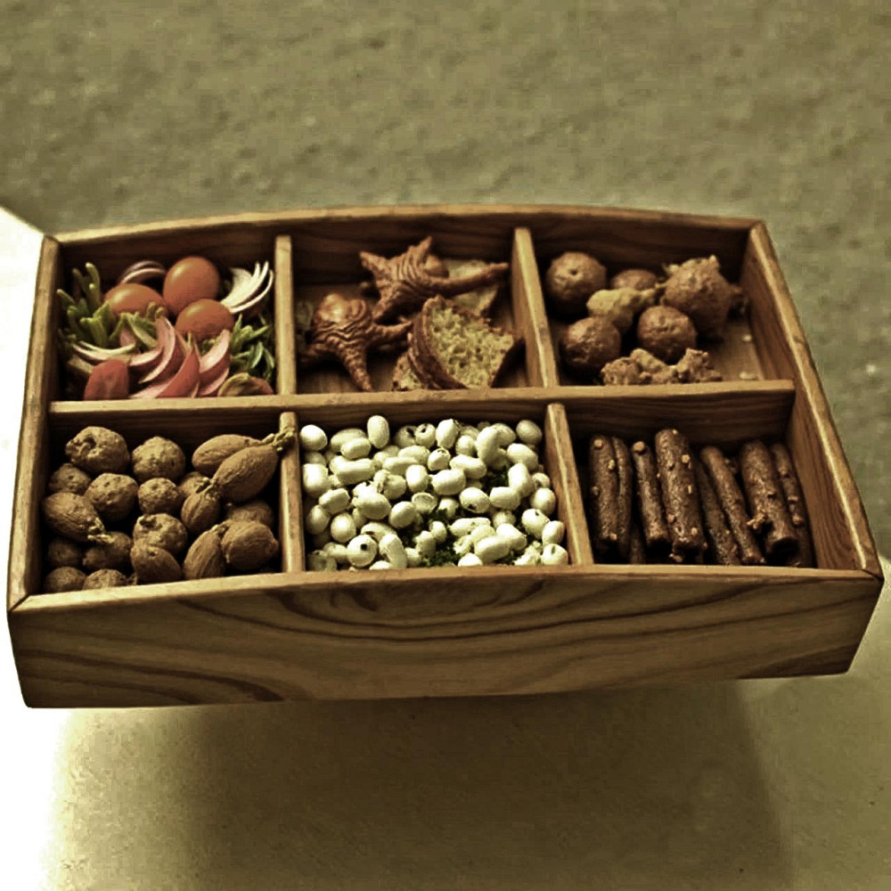 Менажница деревянная 