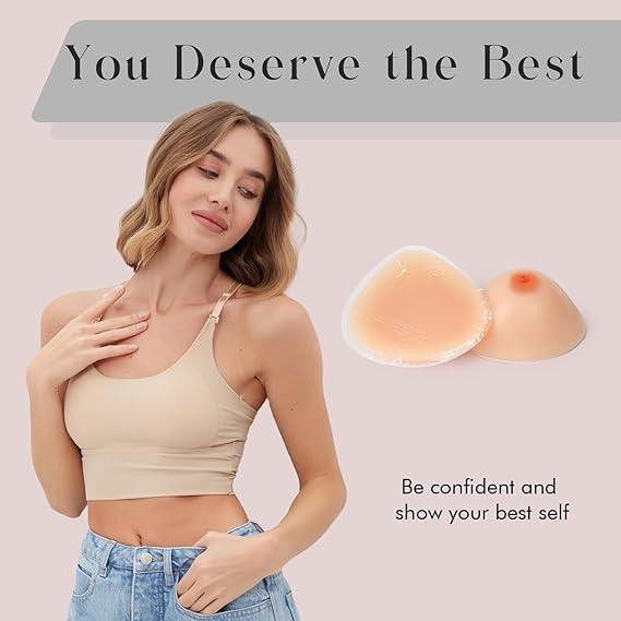 Реалістичні силіконові груди на самоклеючій основі IVITA розмір L / С / 34C / 36B / 38A 16*13*8 см Луцьк - фото 1