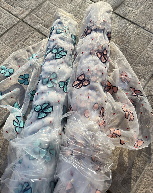 Ткань опт / органза вышитая - от 5 м. Киев - изображение 7