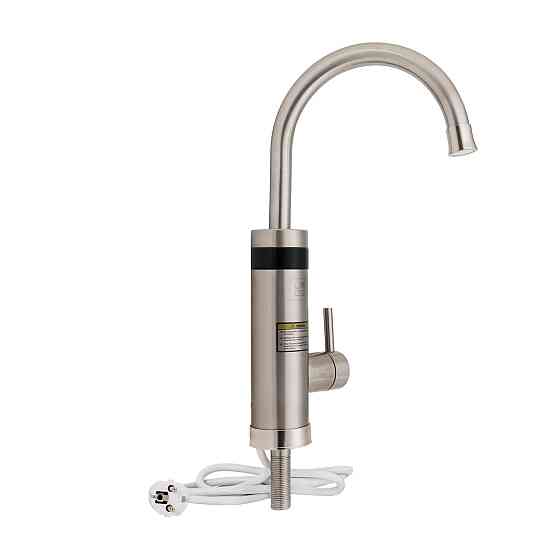 Проточный кран-водонагреватель кухонный для кухни Lidz Warm 060 LDWAR060NKS35881 Nickel Киев