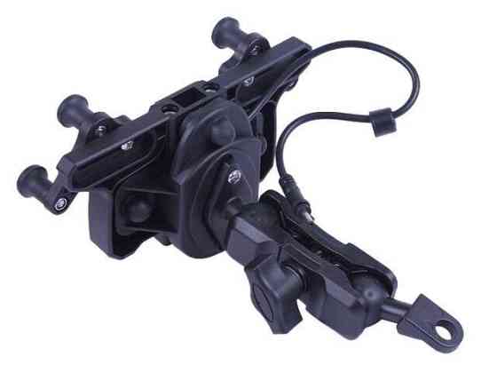 Держатель телефона HFCM-34 (крепление на руль), с ручкой и беспроводной зарядкой Мукачево