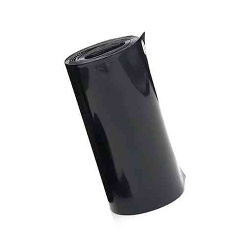 Термоусадочная трубка ПВХ 220x0.15мм, 1м, черная Винница