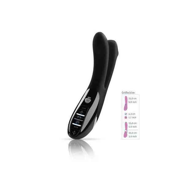 Вібратор подвійний з електростимуляцією Mystim Tingling Aparte eStim Black, міостімулятор Sex Aura Київ