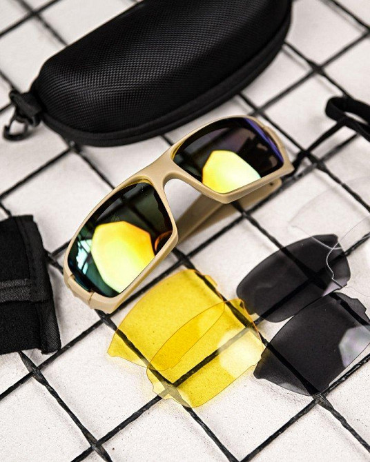 СОЛНЦЕЗАЩИТНЫЕ ОЧКИ ТАКТИЧЕСКИЕ   кайот    ПП7827 Одесса - изображение 4