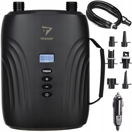 Електричний насос автомобільний 2в1 для SUP-дошки з насадками Trizand (25262) Нововолинськ - фото 1