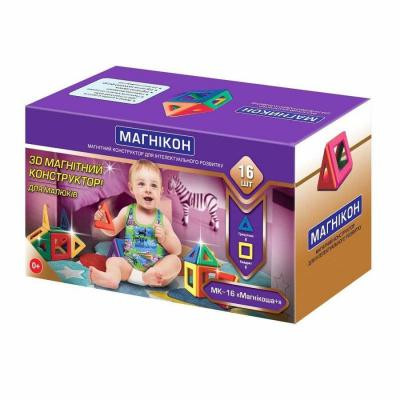 Конструктор Магнікон 16 деталей (MK-16) Винница - изображение 1