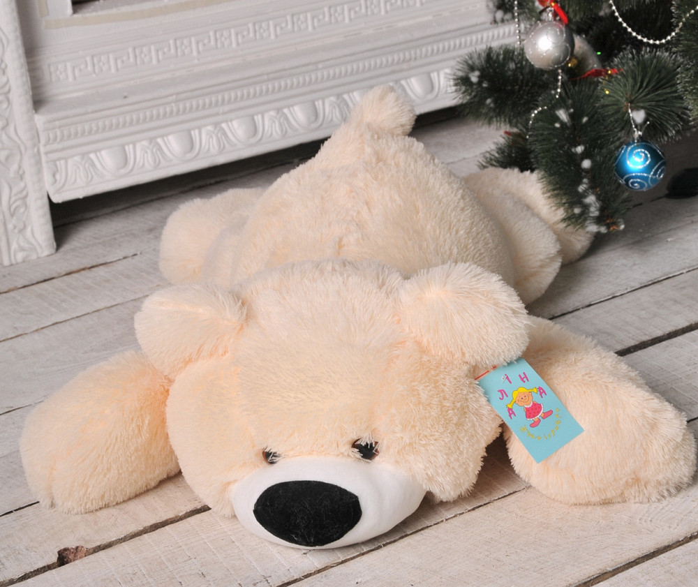 Плюшевый Мишка Алина Умка 100 см персиковый Киев - изображение 2