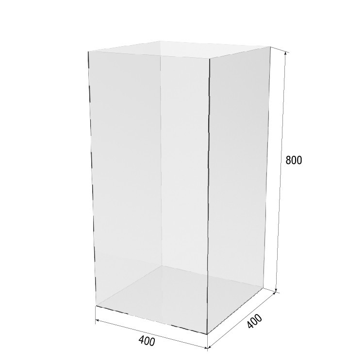Коробка акриловая EKOSTAR 400х400х800 Киев - изображение 3