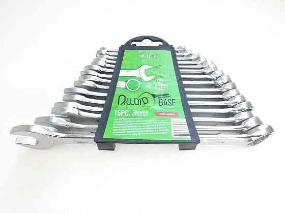 Набір ключів ріжково-накидних 15 шт. 6-22мм Alloid NK-115B Винница