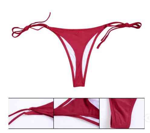 Трусики для купальника бікіні бордовий Київ