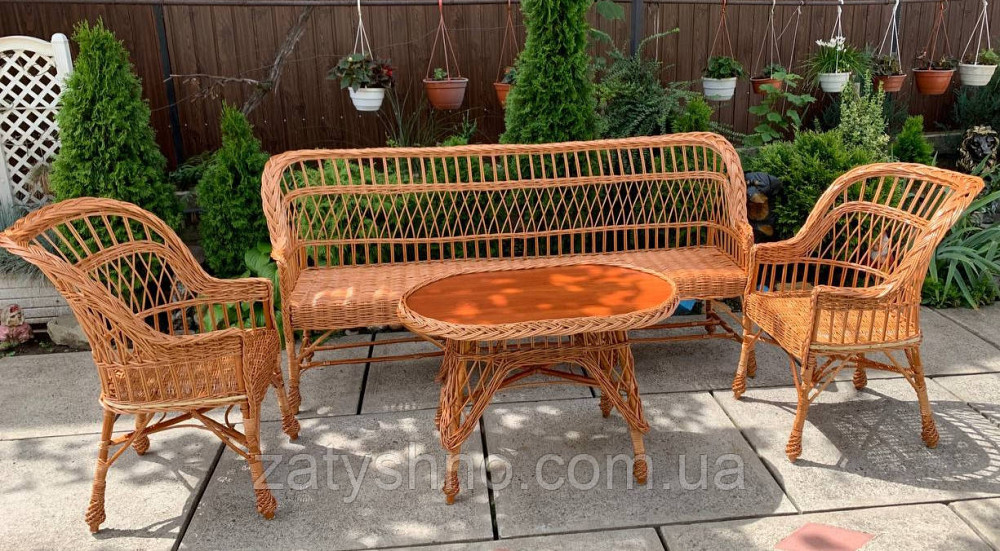 Садовый комплект плетеной мебели Киев - изображение 3