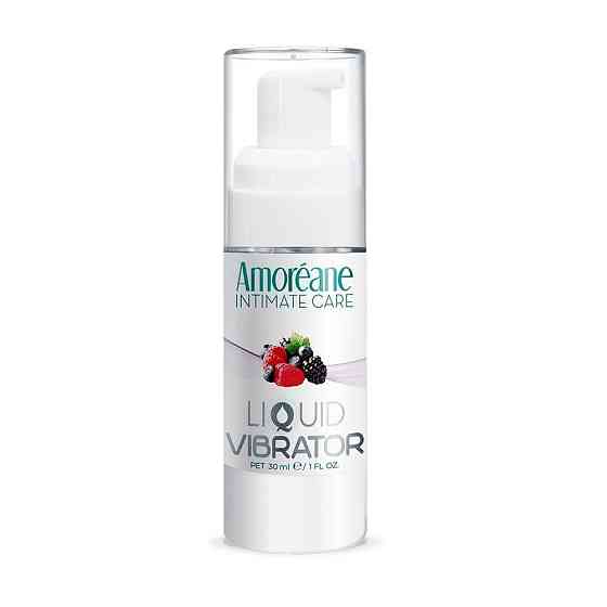 Лубрикант с эффектом вибрации Amoreane Med Liquid Vibrator Berries (30 мл) Sex Aura Киев