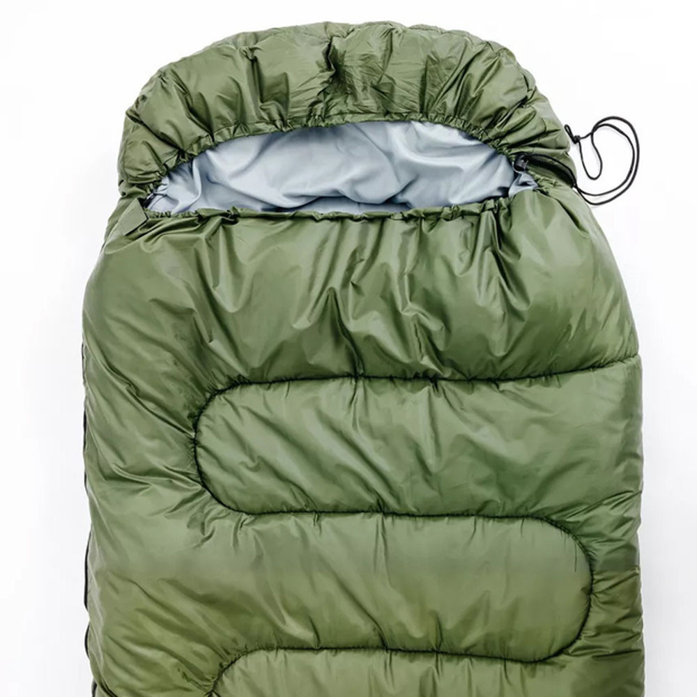 Спальный мешок демисезонный, 200х60см, Хаки / Спальник с капюшоном / Утепленный спальный мешок Киев - изображение 8