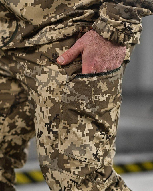 Стрейчевые тактические штаны Cambodia пиксель  НП5182 Одесса - изображение 3