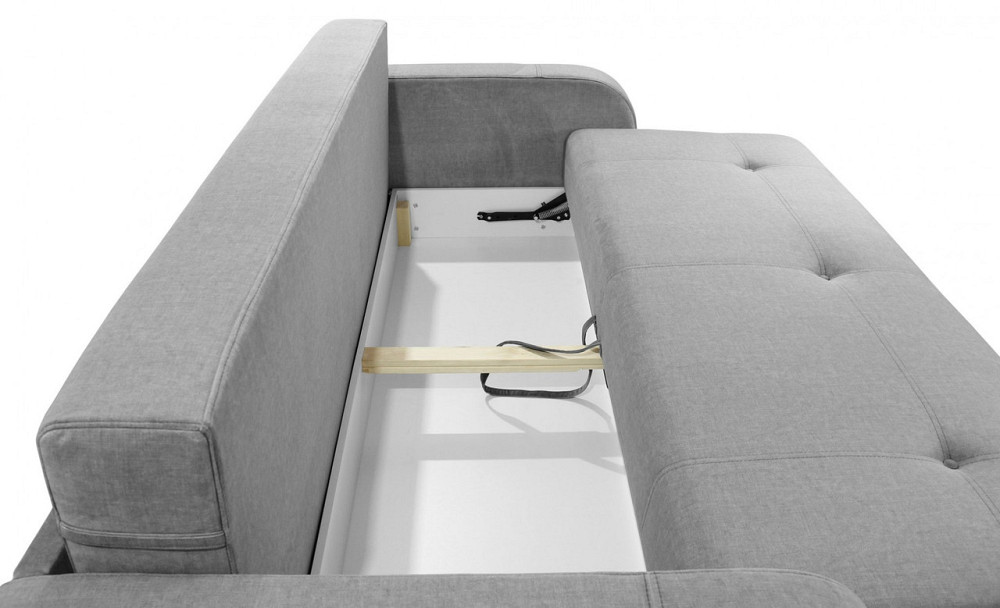 Диван двуспальный ортопедический Bestseller Cleo 1110х2360х900 Серый Киев - изображение 10