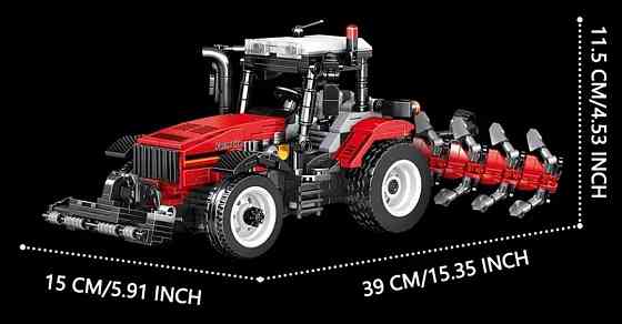 Конструктор трактор,бульдозер, комбайн (+1000деталей) Харків
