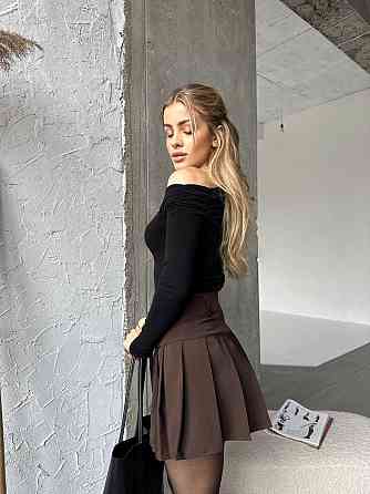 Жіноча базова коротка плісерована спідниця Одеса