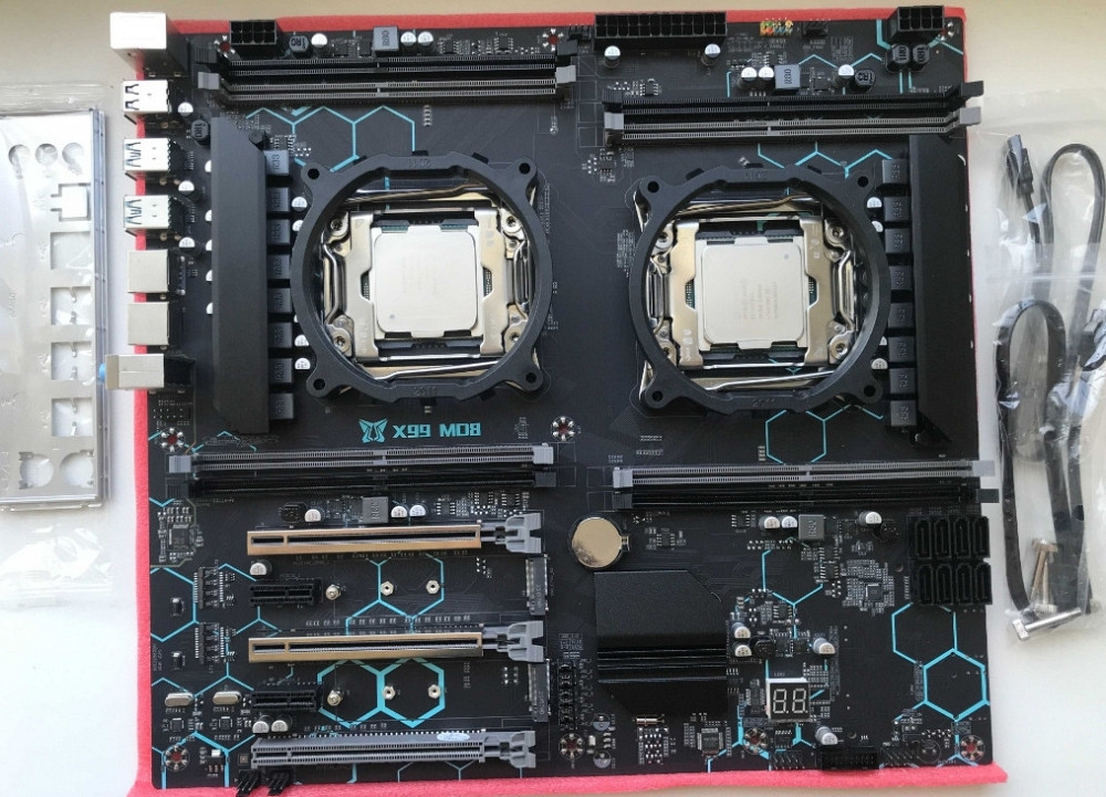Комплект Machinist X99 MD8 Dual + 2шт Xeon E5-2673v4 40 ядер/80 потоки. Київ - фото 5