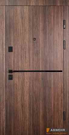 Двери входные, квартирные ABWEHR. Модель 251 LAGUNA Цвет Дуб табак / Белый Киев