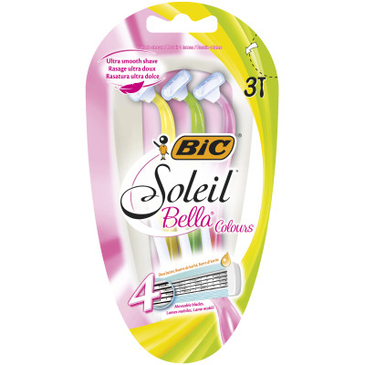 Бритва Bic Soleil Bella Colours 3 шт. (3086123468283) Винница - изображение 1