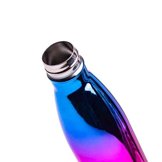 Термопляшка з нержавіючої сталі 500 мл синій металік HP-14-2BL Коломия