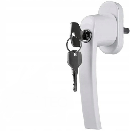 Ручка для металлопластиковых окон и дверей с замком Malatec (23438) Нововолынск - изображение 2