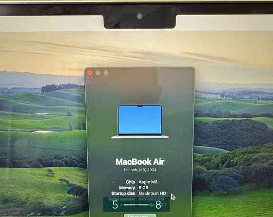 Ноутбук MacBook Air M3 8/256Gb. Київ