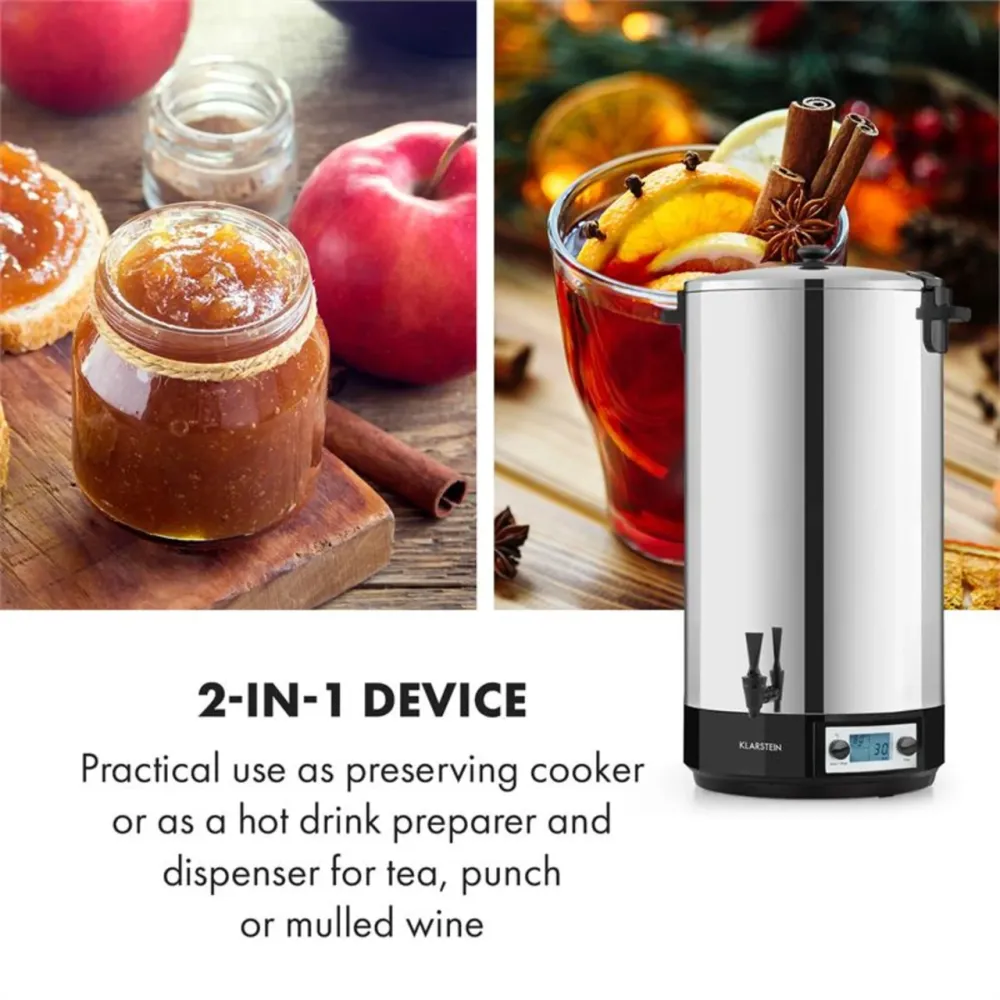 Машина для консервации глинтвейна термопот Klarstein KonfiStar Digital 60 Германия Днепр - изображение 6