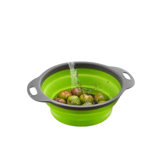 Друшляк 24,5*20*8,3см складний силікон AHS1001-1 Interos Житомир - фото 2