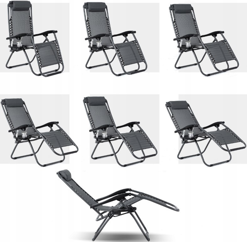 Кресло шезлонг комплект 2шт Diego 173см + подстаканник (Польша) Киев - изображение 6