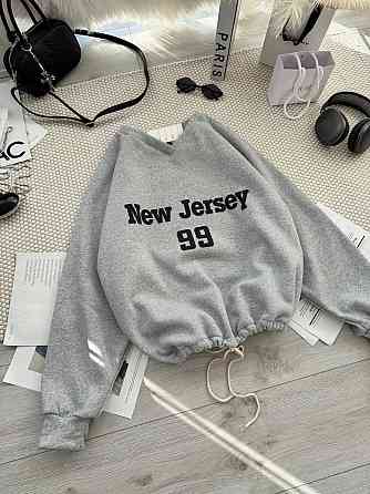 Унісекс базовий стильний світшот тринитка на флісі Меланж Одеса