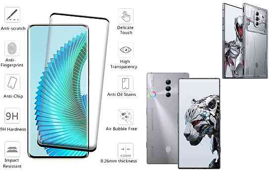 Захисне скло HyperGlass Pro для nubia Red Magic 8 Pro+, Red Magic 8S Pro+ – максимальна чутливість та захист Київ