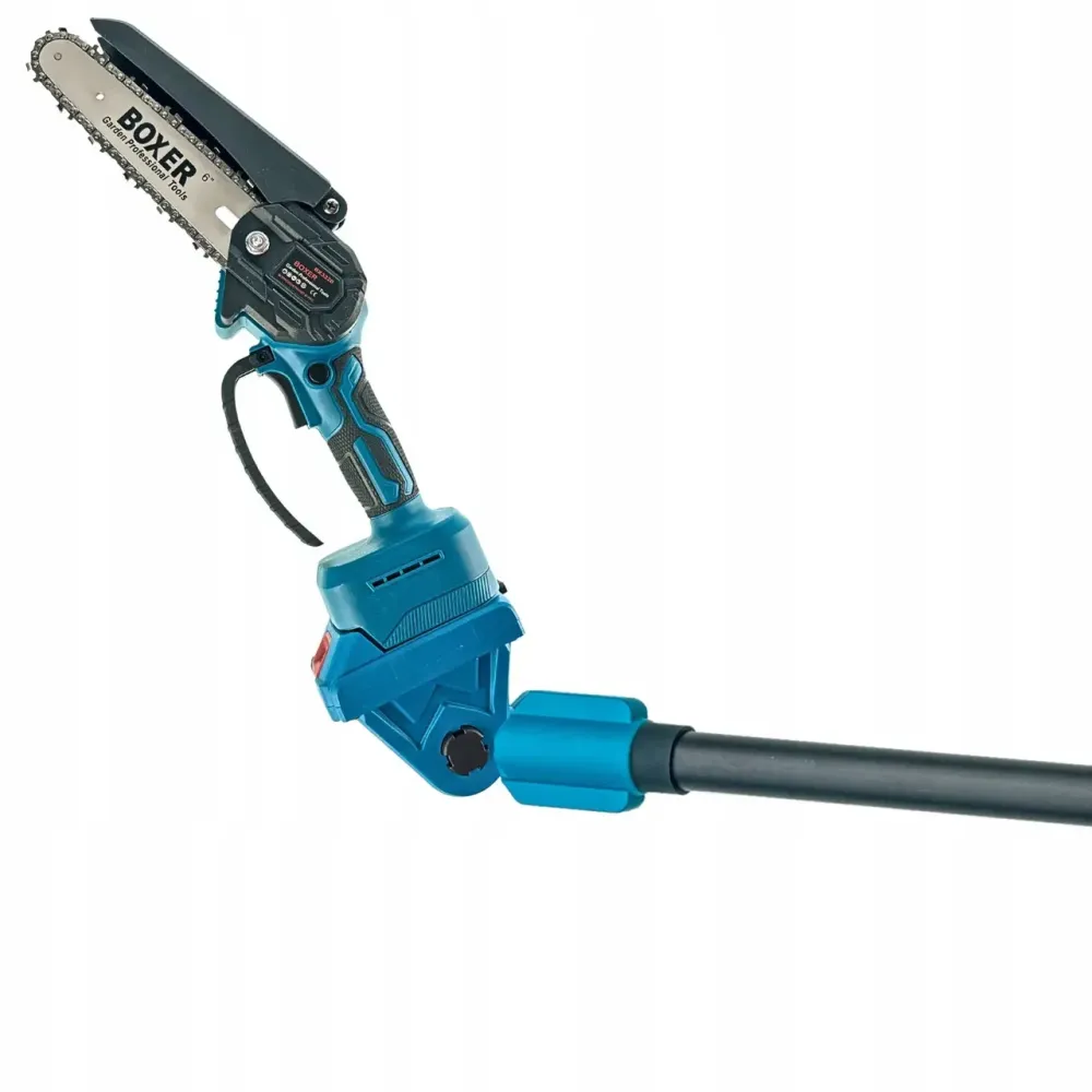 Аккумуляторная цепная пила BOXER 48V 5 Ач стрела 2М цепная ручная пила со сменными аккумуляторами беспроводная мини-пила Львов - изображение 4