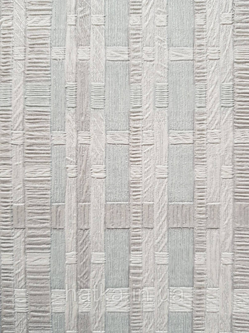Шпалери метрові вінілові на флізелін AdaWall Beta метрові смуги під соломку блакитні сірі сріблясті Київ - фото 2
