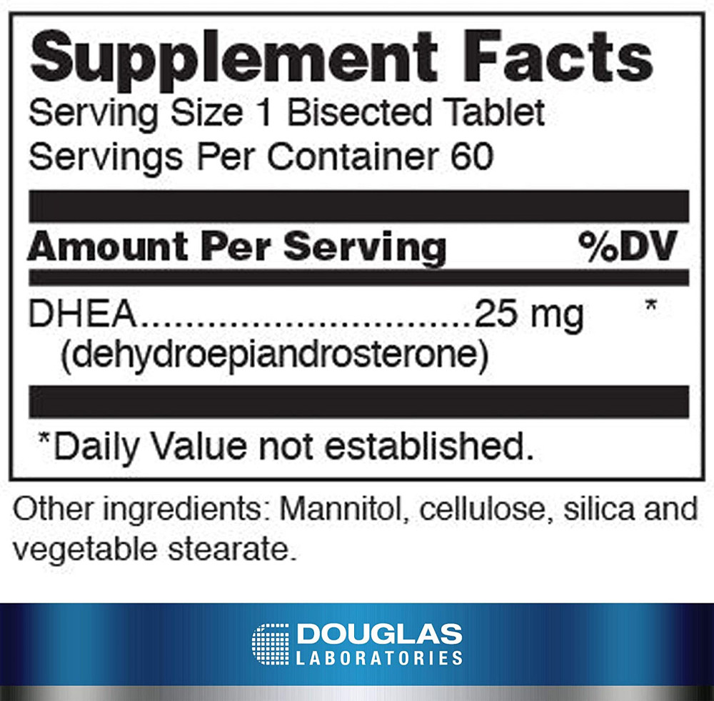 ДГЕА Douglas Laboratories DHEA 25 мг 60 таб Київ - фото 2
