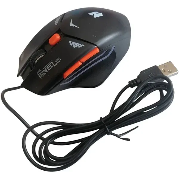 Проводная игровая оптическая мышка 550E с USB подключением для ПК и ноутбука Одесса - изображение 5