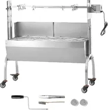 Гриль Grill rożenowy SucceBuy, 46-calowy grill rożenowy BBQ dla całej świni, jagnięciny, kozy, pojemność 132 funtów, silnik Київ