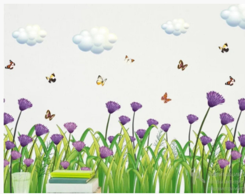 Интерьерная наклейка Цветы Киев - изображение 1