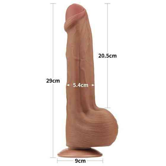 Фаллоимитатор - Sliding-Skin Dual Layer Dong 11.5