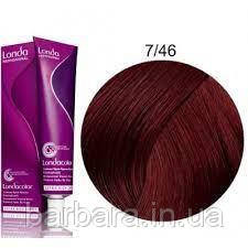 Краска для волос Londa Сolor Permanent Professional 7/46 блонд медно-фиолетовый Киев - изображение 1