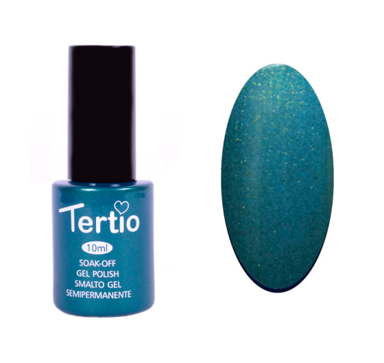 TERTIO гель - лак № 153 (темно-зелений з мікроблиском) 10 мл Київ